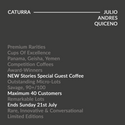 GUSTATORY Stories Colombia Julio Andres Quiceno Co-Ferment Coffee (125g) (#017)