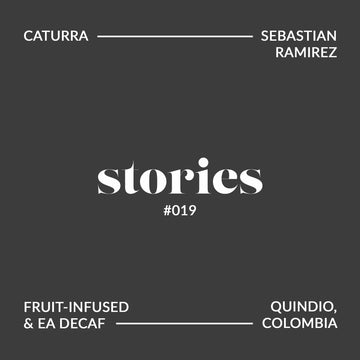 GUSTATORY Stories Colombia Sebastian Ramirez Co-Ferment. Decaf Coffee (#019)