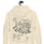 GUSTATORY Melbourne Coffee Scene Cotton Blend Embroidered Hoodie