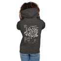 GUSTATORY Melbourne Coffee Scene Cotton Blend Embroidered Hoodie