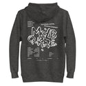 GUSTATORY Melbourne Coffee Scene Cotton Blend Embroidered Hoodie