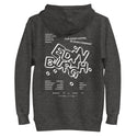 GUSTATORY Edinburgh Coffee Scene Cotton Blend Embroidered Hoodie