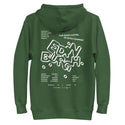 GUSTATORY Edinburgh Coffee Scene Cotton Blend Embroidered Hoodie