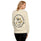 GUSTATORY Coffee Over Bills Cotton Blend Embroidered Sweatshirt