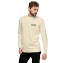 GUSTATORY Have A Good Day Cotton Blend Embroidered Sweatshirt