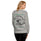 GUSTATORY Have A Good Day Cotton Blend Embroidered Sweatshirt